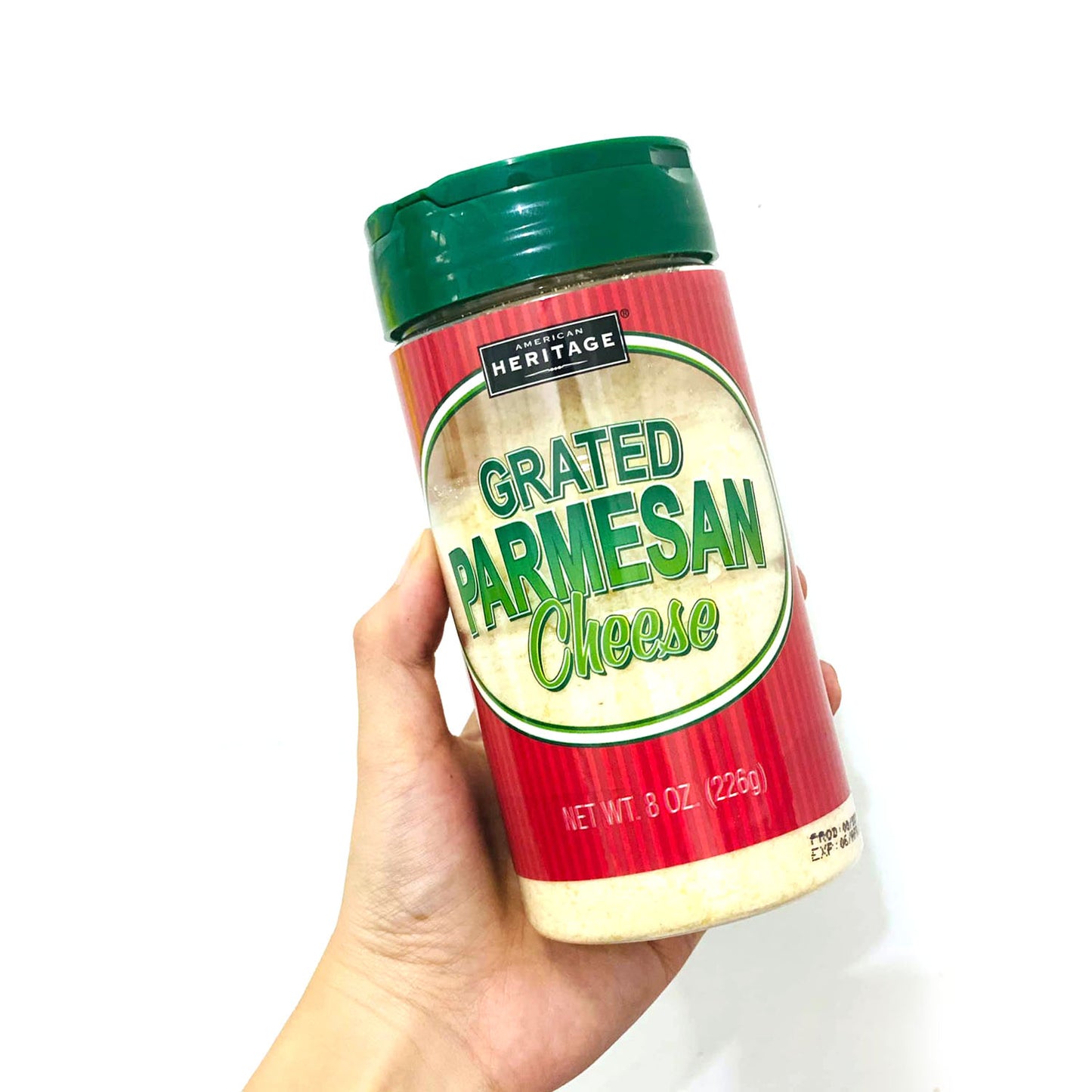 American Heritage Grated Parmesan Cheese, 227gm
