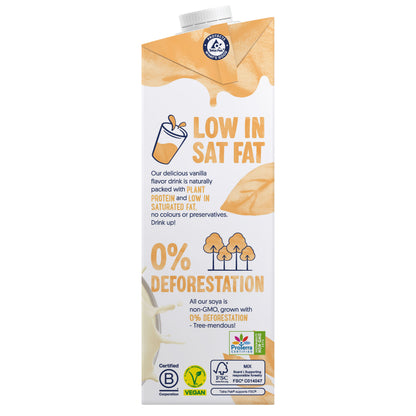 Alpro Soya Drink Vanilla (1l), 100% Plant Based And Dairy Free, Suitable For Vegans, Naturally Free From Lactose, Rich In Nutrients