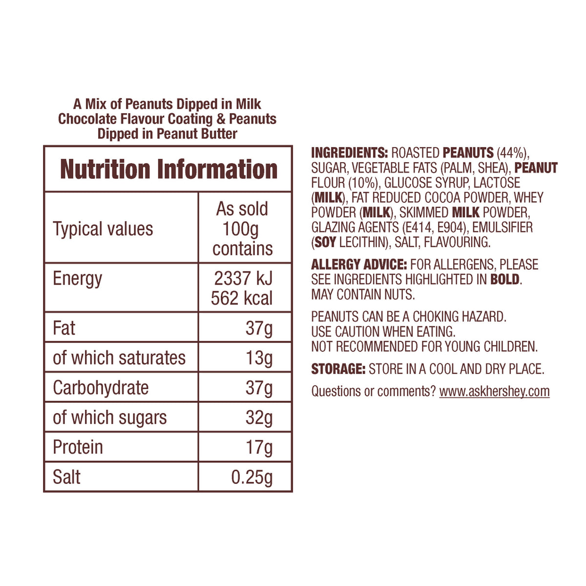 Reese's Dipped Peanuts 176g