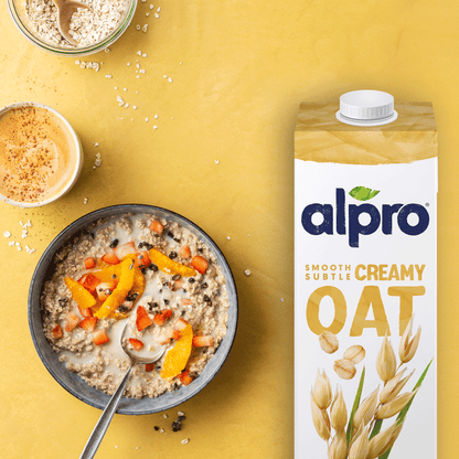 Alpro Drink Oat Dual Pack (1l x 2), 100% Plant Based And Dairy Free, Suitable For Vegans, Naturally Free From Lactose, Rich In Nutrients