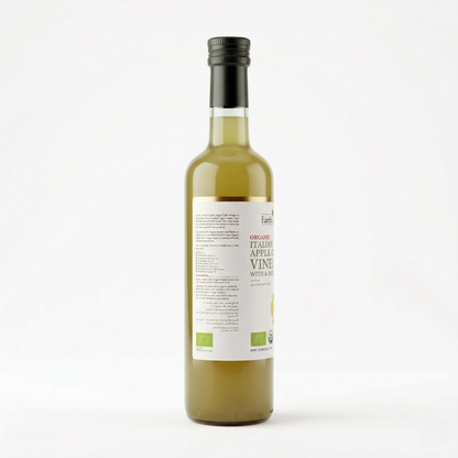 Earth's Finest Organic Apple Cider Vinegar with Matcha & Lemon 500ml