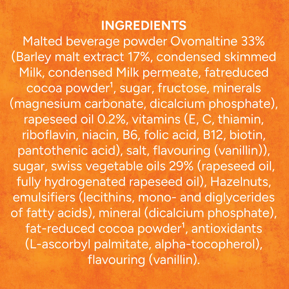 Ovomaltine Crunchy Swiss Chocolate Spread with 33% Malt, 2.5Kg