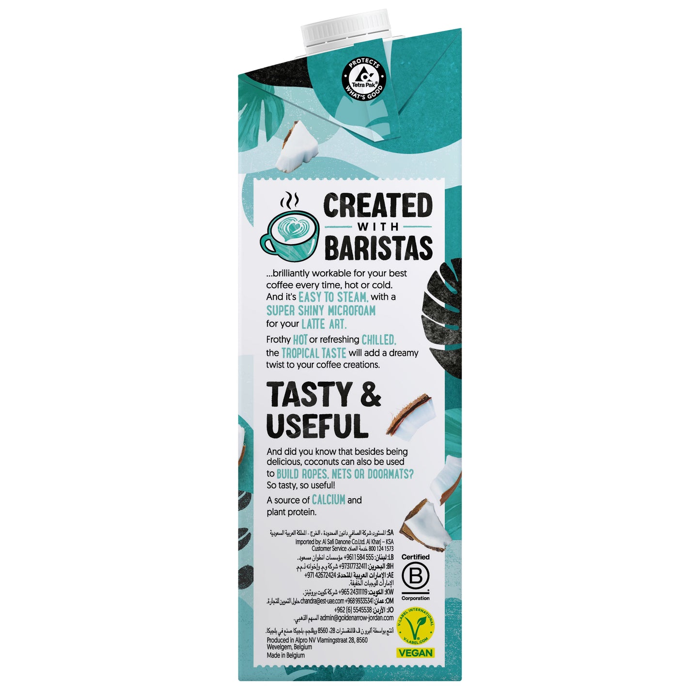 Alpro Barista Coconut Drink, Pack Of 1L, Totally Plant Based, Dairy & Vegan, Naturally Free From Lactose, Fabulously Foamable Addition To Your Coffee