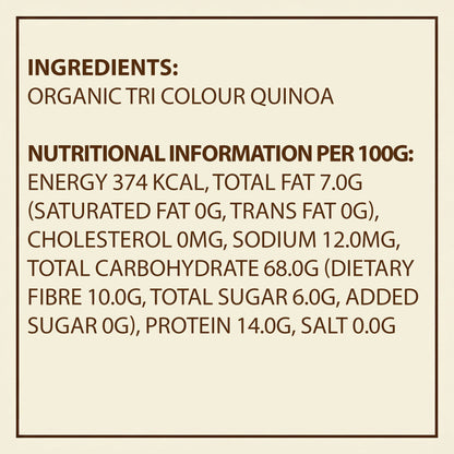 Earth's Finest Organic Tricolor Quinoa 340g