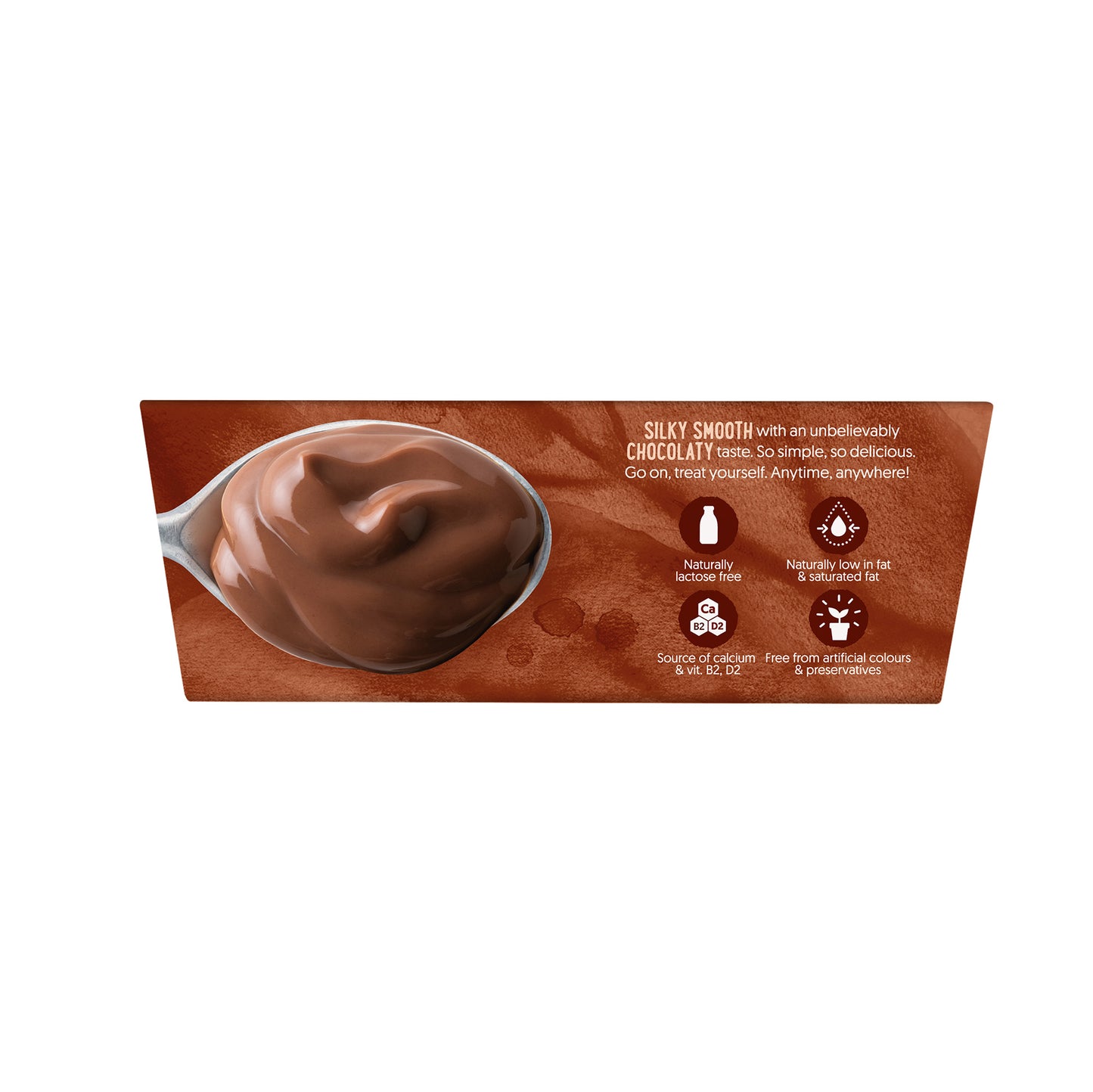 Alpro Soya Dessert Chocolate 4 x 125g, 100% Plant Based And Dairy Free, Suitable For Vegans
