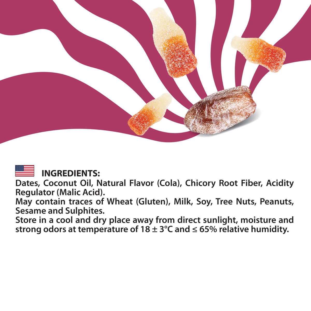 Wyld Dates Sour Cola Pouch 80g
