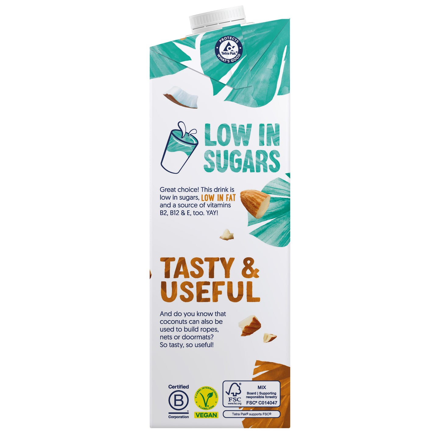 Alpro Coconut-Almond Drink 1L, 100% Plant Based And Dairy Free, Suitable For Vegans, Naturally Free From Lactose, Rich In Nutrients