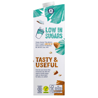 Alpro Coconut-Almond Drink 1L, 100% Plant Based And Dairy Free, Suitable For Vegans, Naturally Free From Lactose, Rich In Nutrients