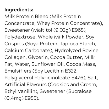 Fade Fit - Cookies and Cream Soft Protein Bar 55g