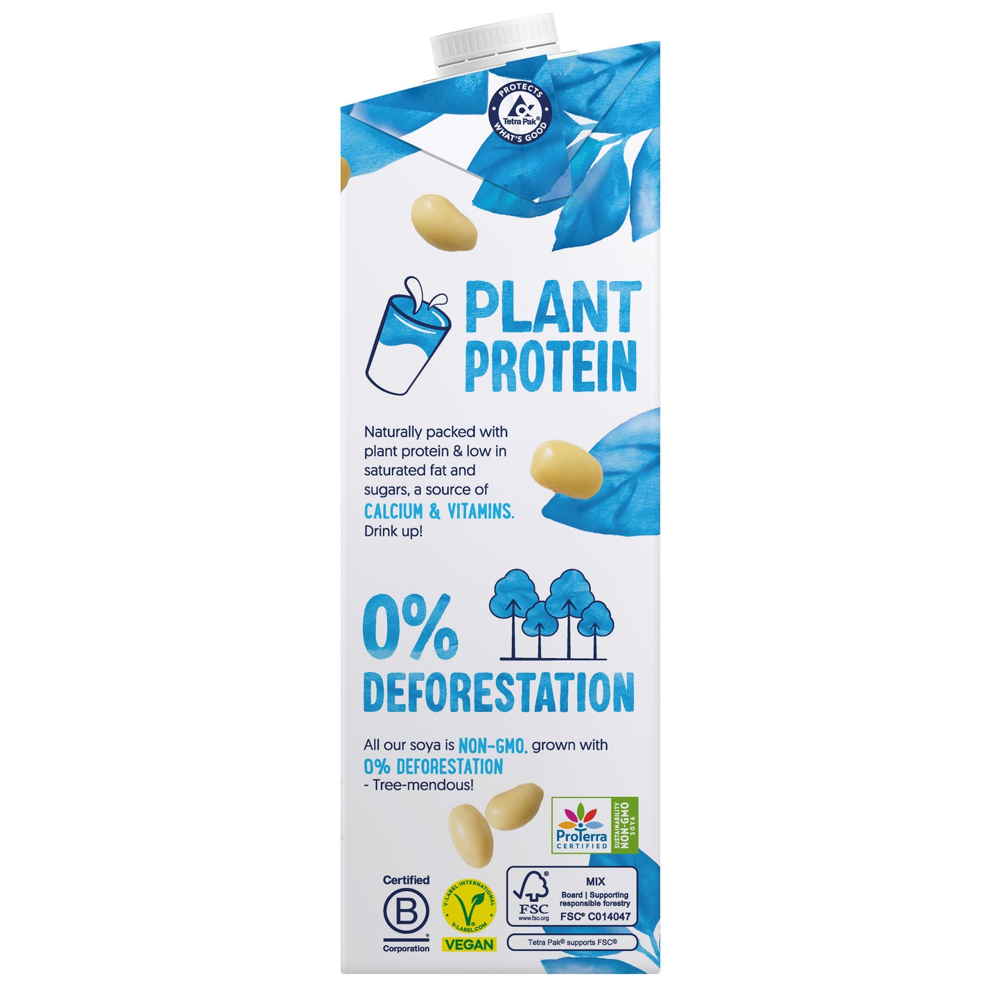 Alpro Soya Drink 1L, 100% Plant Based And Dairy Free, Suitable For Vegans, Naturally Free From Lactose, Rich In Nutrients