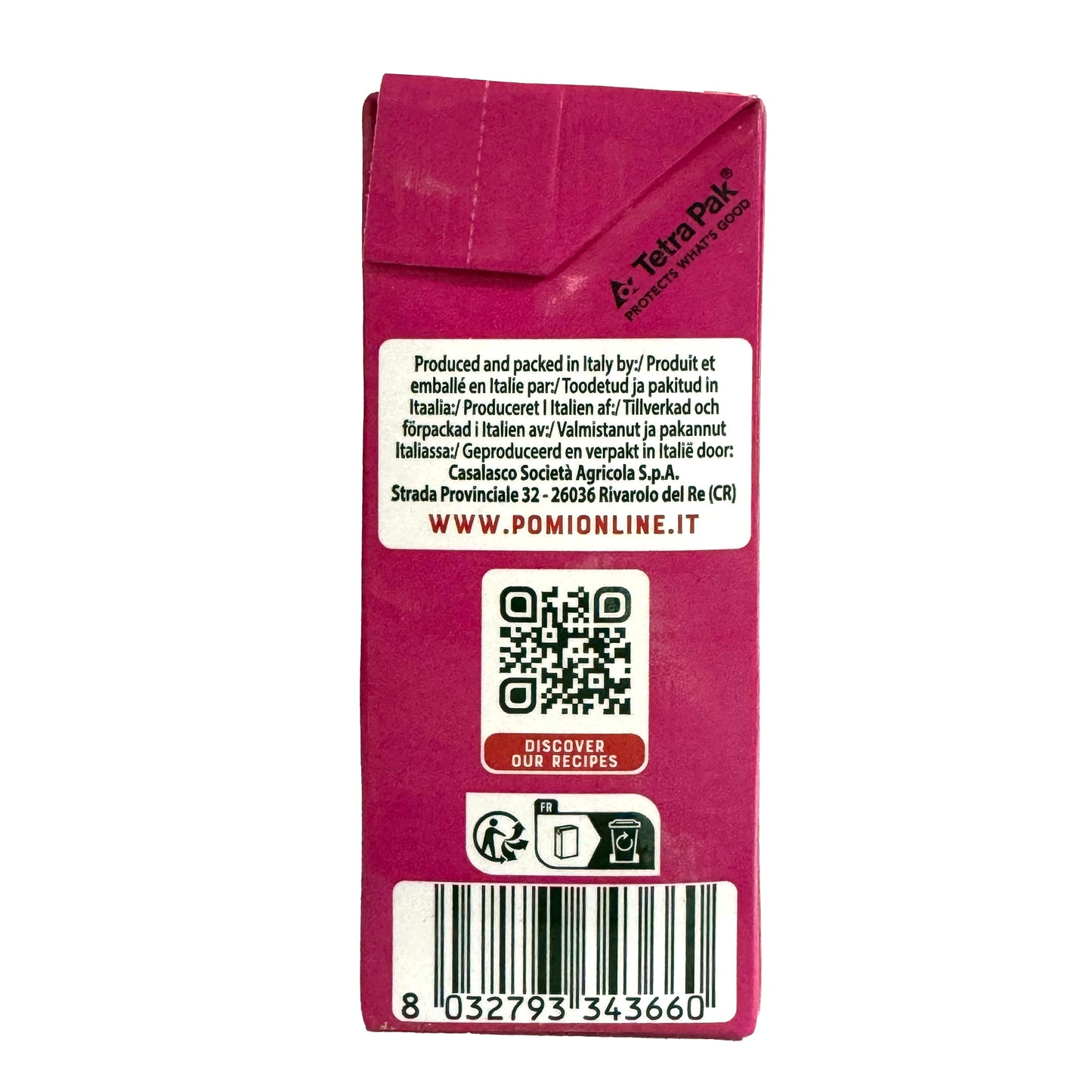 Pomi Finely Chopped Tomatoes with Pepper & Chili 390g