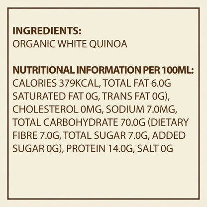 Earth's Finest Organic White Quinoa 340g