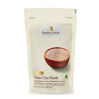 Earth's Finest Organic White Chia Seeds 300g