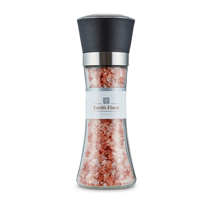 Earth's Finest Pink Himalayan Salt - Glass Grinder 200g