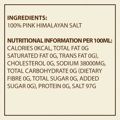 Earth's Finest Pink Himalayan Salt - Glass Grinder 200g