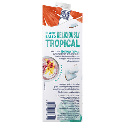 Alpro Coconut Unsweetened Drink 1L, 100% Plant Based And Dairy Free, Suitable For Vegans, Naturally Free From Lactose, Rich In Nutrients