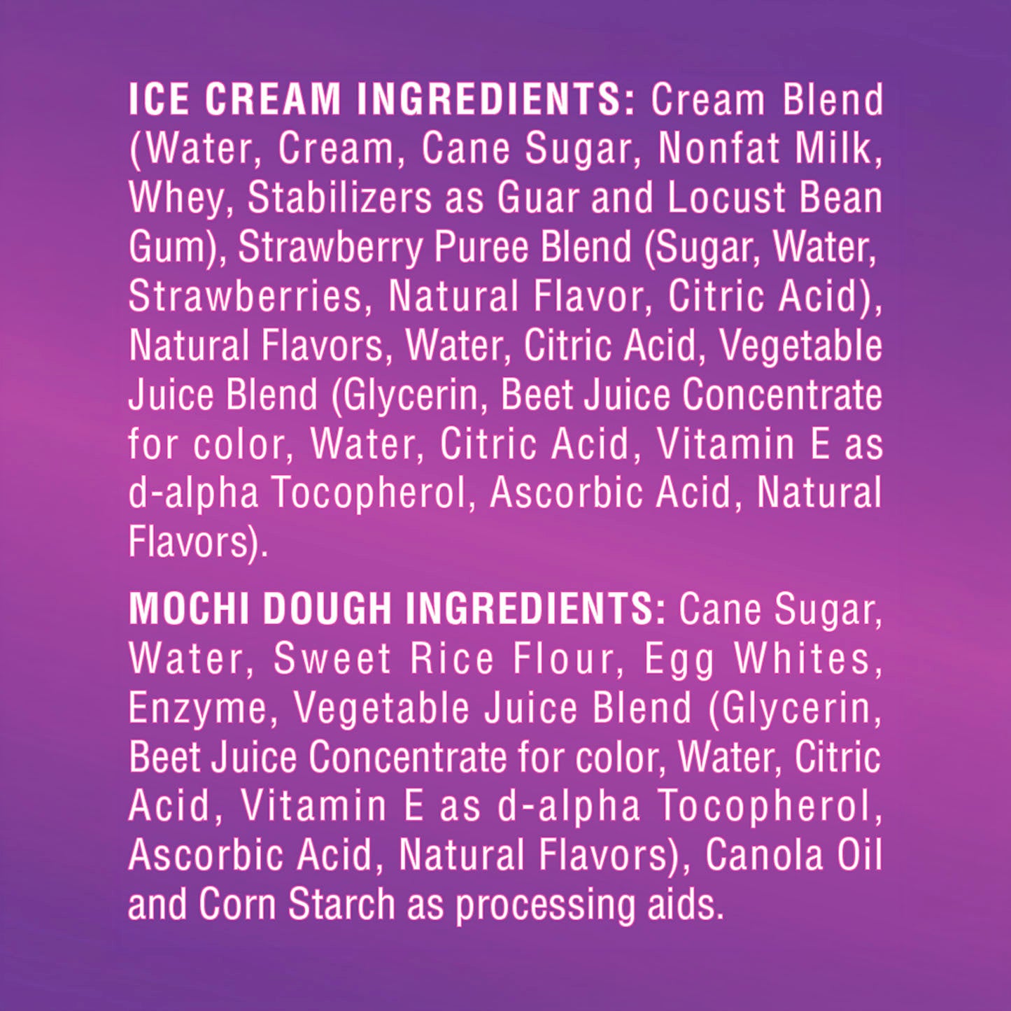 My/Mochi Ice Cream Strawberry. 6pc, 210g (Frozen)