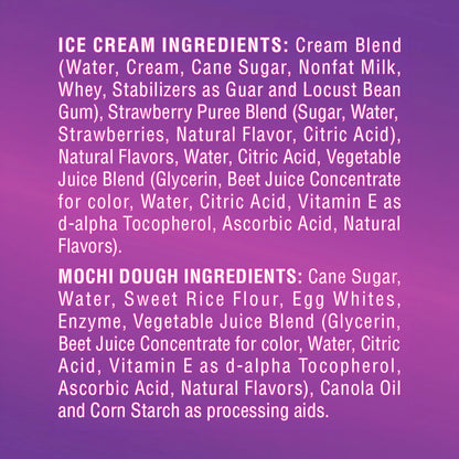 My/Mochi Ice Cream Strawberry. 6pc, 210g (Frozen)