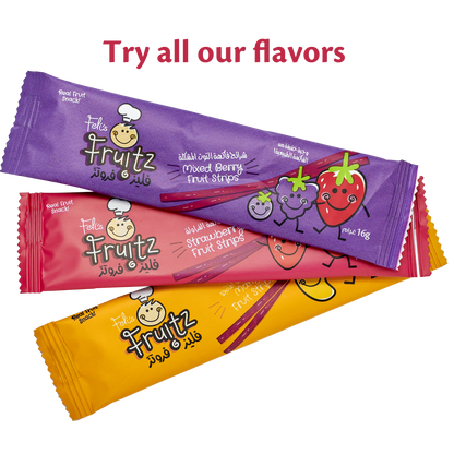 Feli's Fruitz Strawberry Fruit Strips - Real Fruit Snack - Vegan- Gluten Free 80gm (5x16gm)