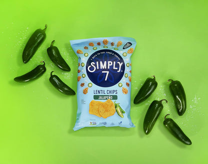 Simply7 Chips Lentil Jalapeno 103g (2 Packs)