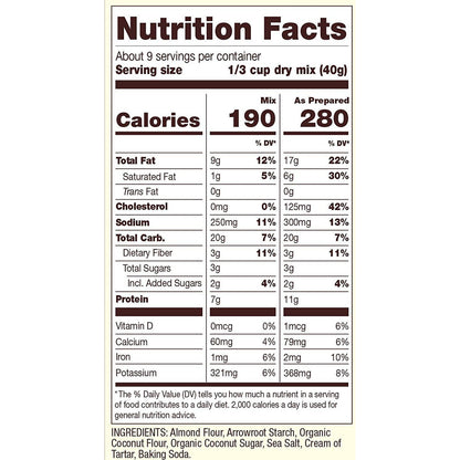 Bob's Red Mill Grain Free Paleo Pancake & Waffle Mix, Gluten Free 368gm