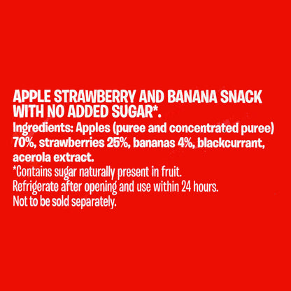 Fruit Me Up Apple Strawberry (4x90gm)