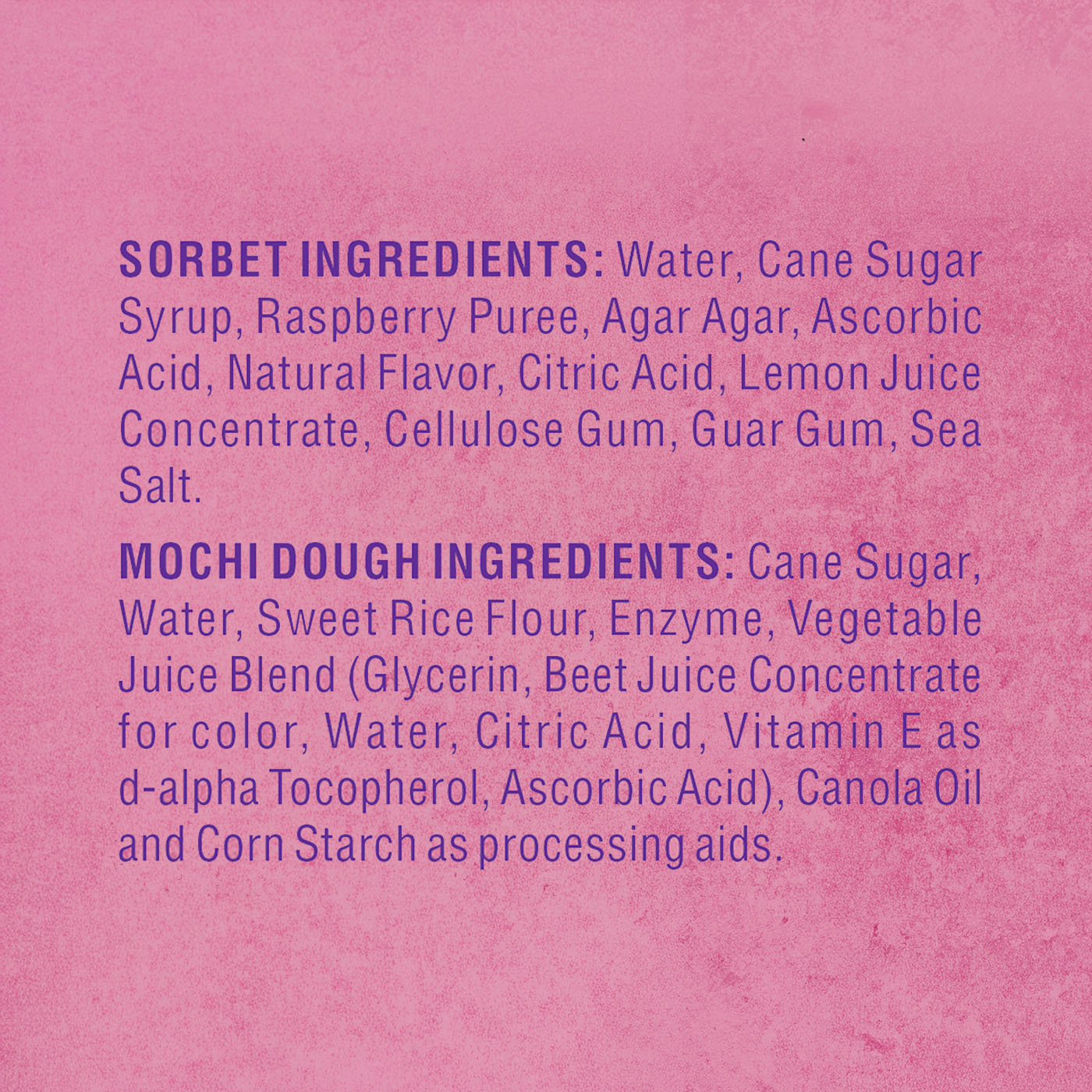 My/Mochi Sorbet Raspberry. 6pc, 210g (Frozen)