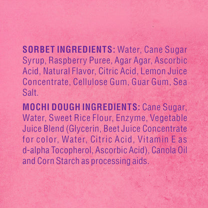 My/Mochi Sorbet Raspberry. 6pc, 210g (Frozen)