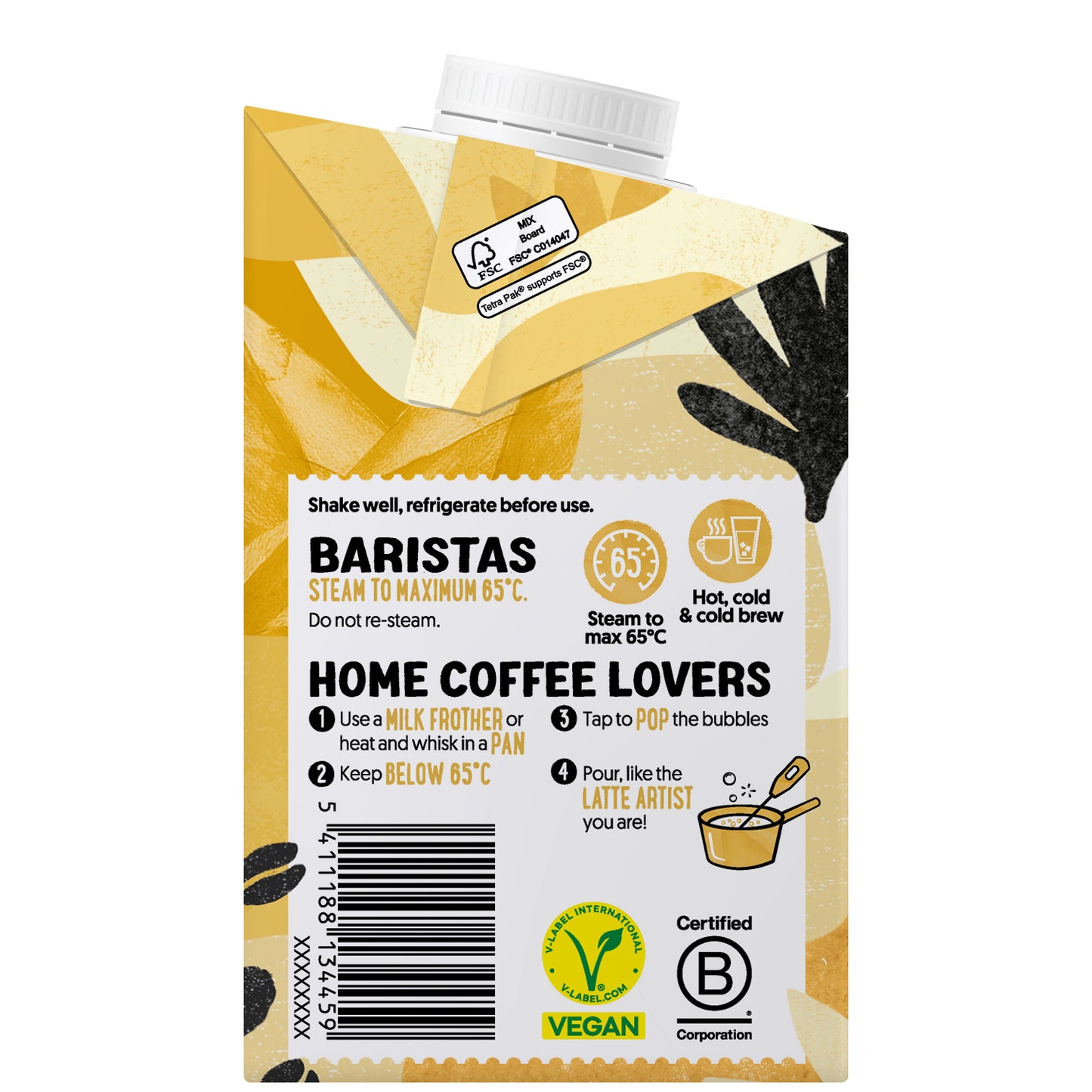 Alpro Barista Oat Drink 500ml, 100% Plant Based And Dairy Free, Suitable For Vegans, Naturally Free From Lactose, Rich In Nutrients