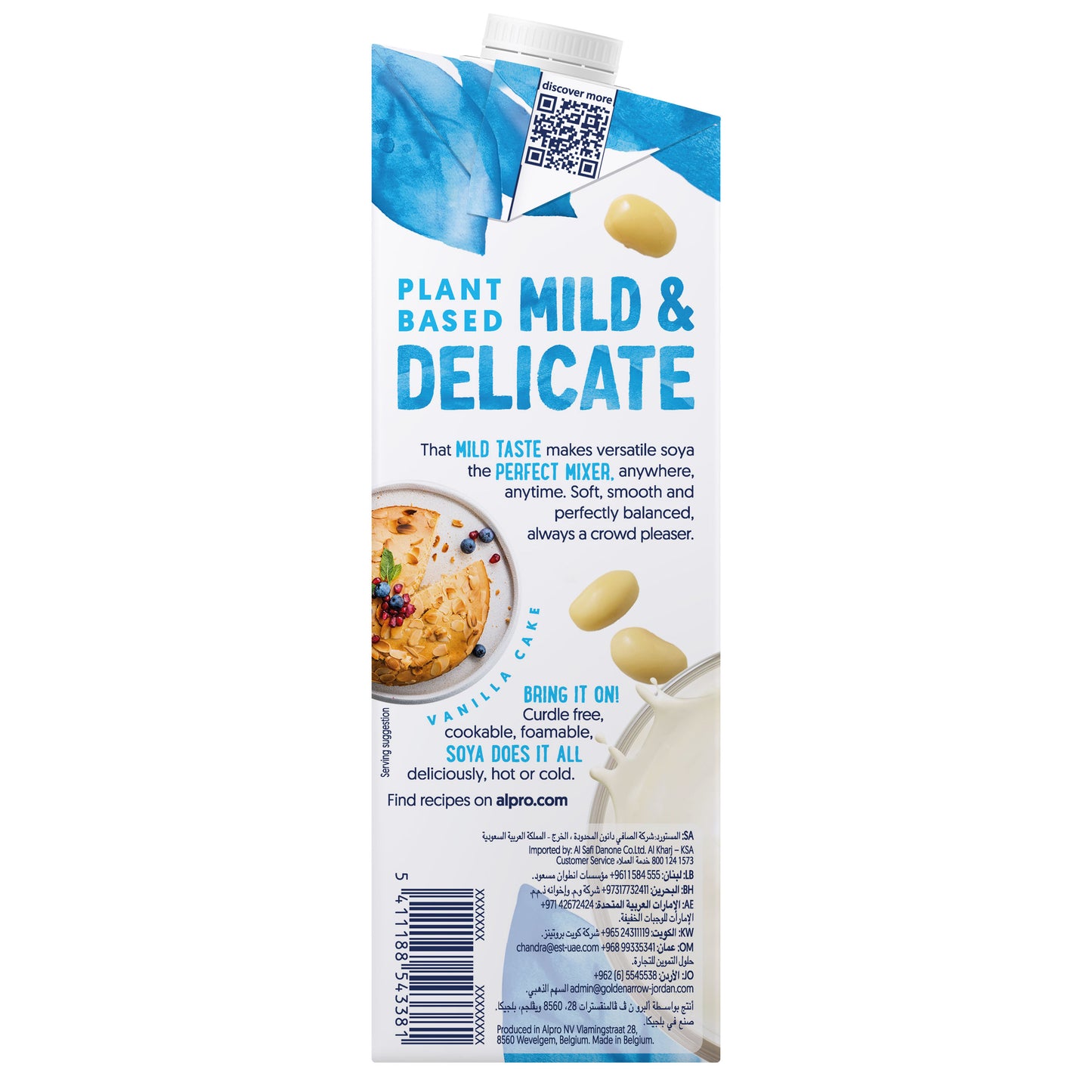 Alpro Soya Drink 1L, 100% Plant Based And Dairy Free, Suitable For Vegans, Naturally Free From Lactose, Rich In Nutrients