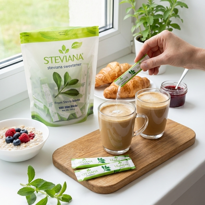 Steviana Sweetener 100 Slim Sticks 150gm