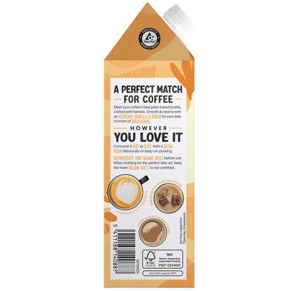Alpro Barista Oat Vanilla 750ml, 100% Plant Based And Dairy Free, Suitable For Vegans, Naturally Free From Lactose, Rich In Nutrients
