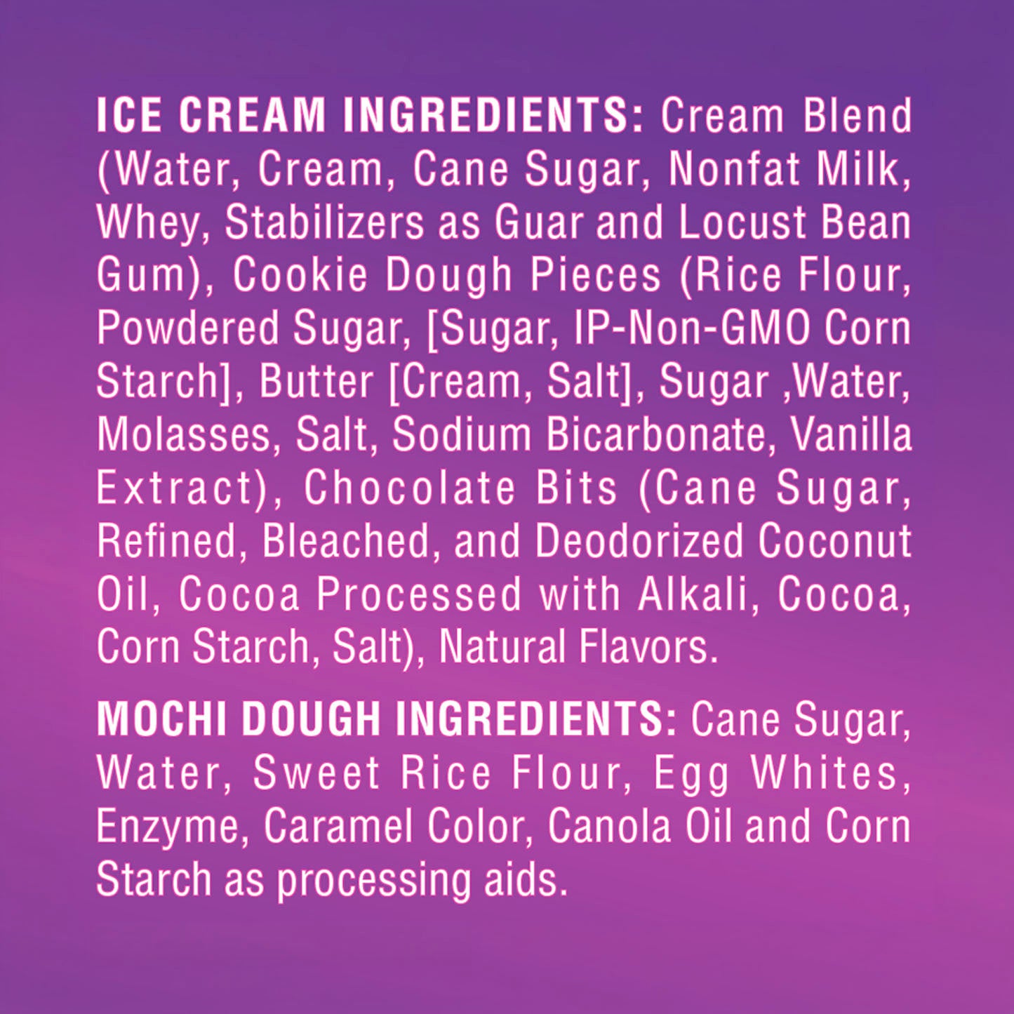 My/Mochi Ice Cream Cookie Dough. 6pc, 210g (Frozen)