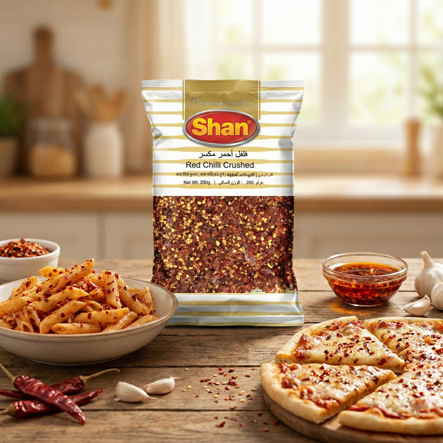 Shan Red Chilli Crushed 200gm