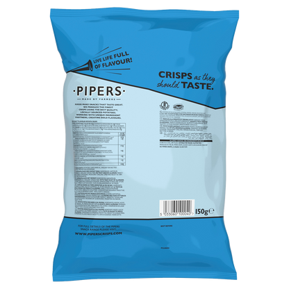 Pipers Kettle Cooked Anglesey Sea Salt Crisps 150gm