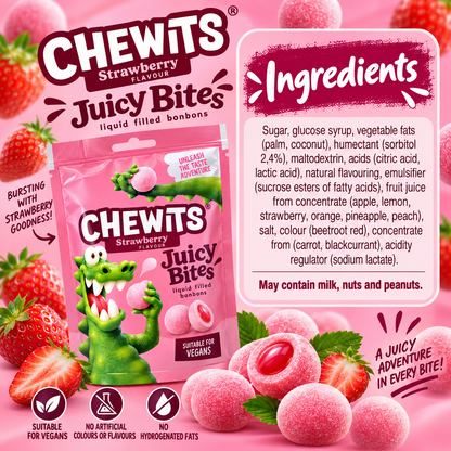 Chewits Strawberry Juicy Bites 115g