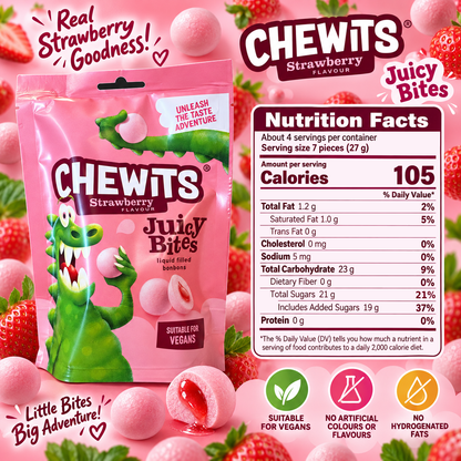 Chewits Strawberry Juicy Bites 115g