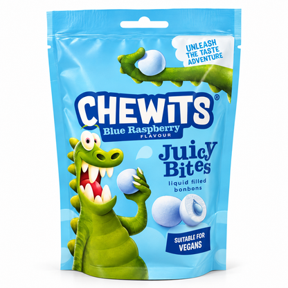 Chewits Blue Raspberry Juicy Bites 115g