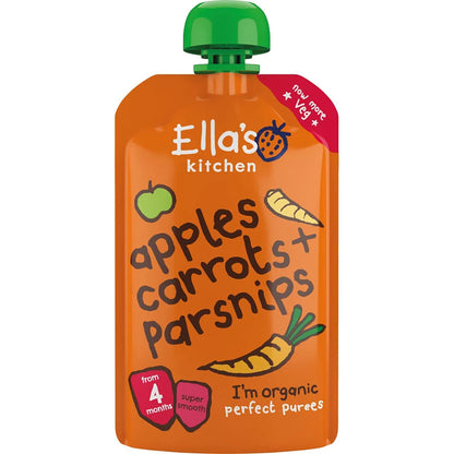 Ella's Kitchen organic carrots apples + parsnip 120g