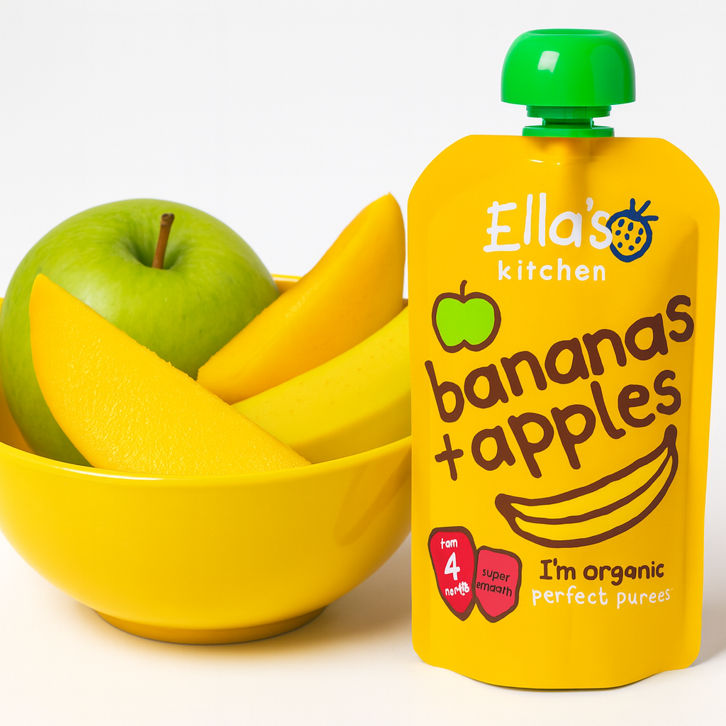 Ella's Kitchen organic apples + bananas 120g