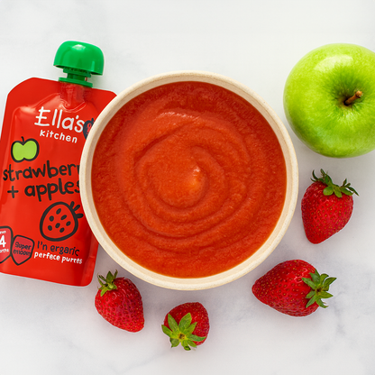 Ella's Kitchen organic strawberries + apples 120g
