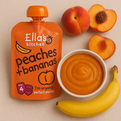Ella's Kitchen organic peaches + bananas 120g