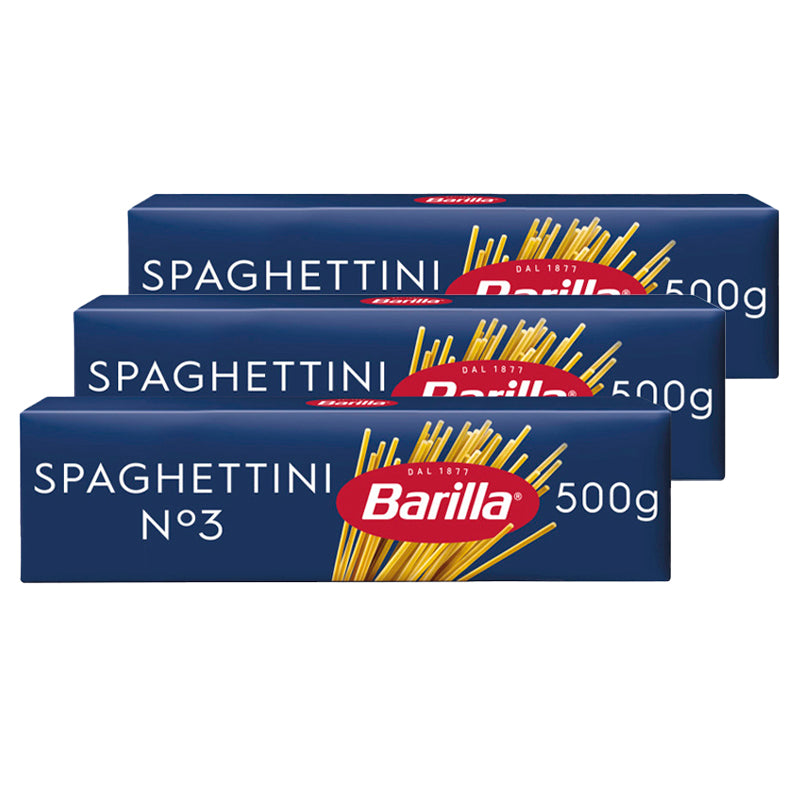 Barilla Spaghettini no.3 (3 PACK X 500G)