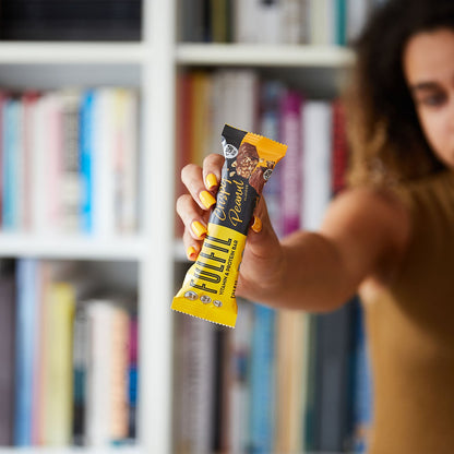 Fulfil Crispy Peanut Flavour - Vitamin & Protein Bar,Low Sugar, High Protein, 150 Calories With 9 Vitamins, 37gm X 18 Bars (BOX)
