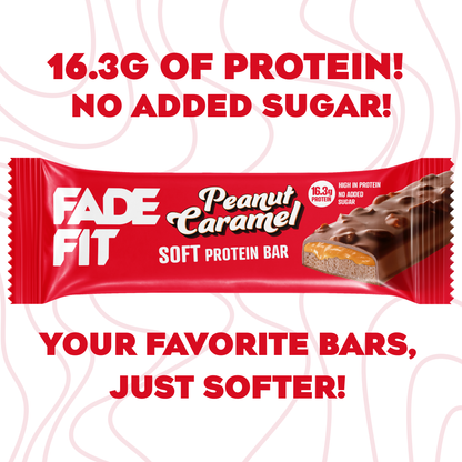 Fade Fit - Peanut Caramel Soft Protein Bar 55g