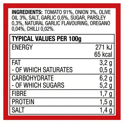 Pomito Pizza & Pasta Sauce 500gm