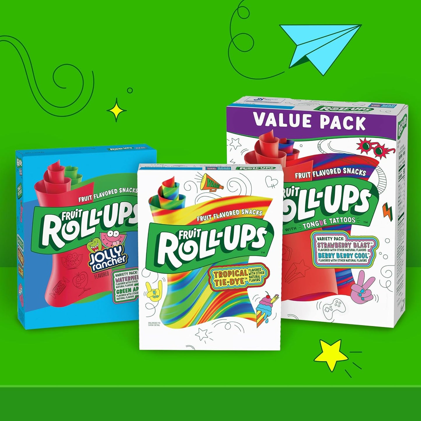 Fruit Rollup Trop Tie-Dye 141g