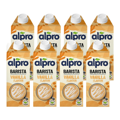 Alpro Barista Oat Vanilla 750ml, 100% Plant Based And Dairy Free, Suitable For Vegans, Naturally Free From Lactose, Rich In Nutrients