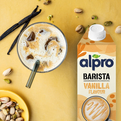Alpro Barista Oat Vanilla 750ml Dual Pack, 100% Plant Based And Dairy Free, Suitable For Vegans, Naturally Free From Lactose, Rich In Nutrients