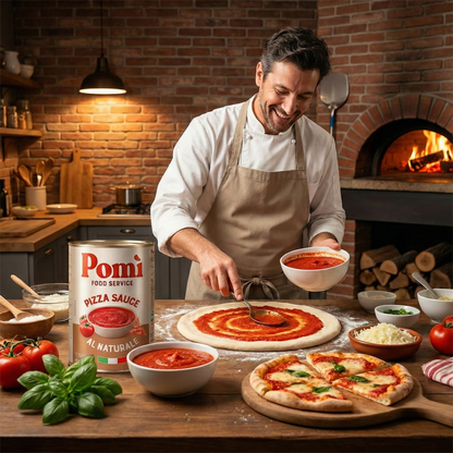 Pomi Pizza Sauce Natural 4.1kg